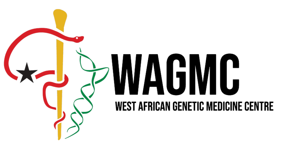The logo for the west african genetic medicine centre