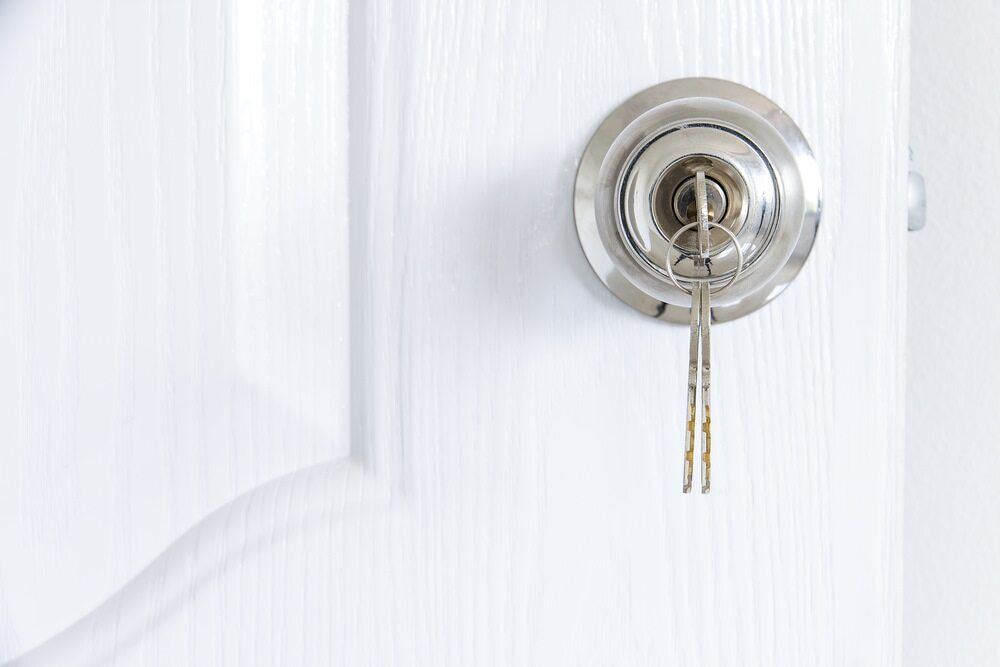 Key inside a lock — Armstrong Locksmiths Ballarat in Ballarat East, VIC