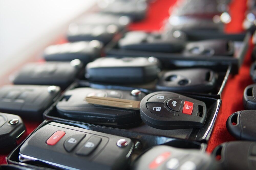 Row Of Car Keys — Armstrong Locksmiths Ballarat in Ballarat East, VIC