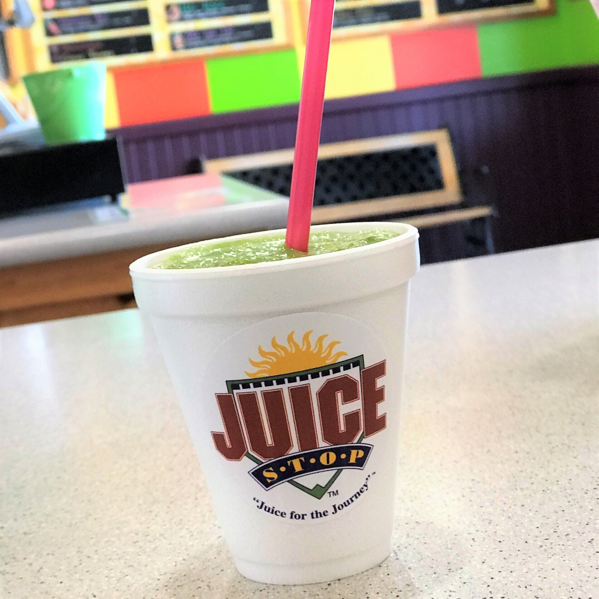 Juice Stop, Real Fruit Smoothies , Baked Pretzels, Fairlawn Plaza