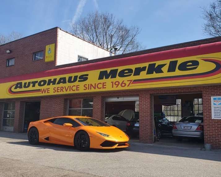 Outside of our shop in Indianapolis, IN | Autohaus Merkle