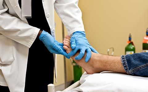 Injured Patient's Foot | Sheffield, AL | Martin Foot Specialists, Inc Injured Patient's Foot | Sheffield, AL | Martin Foot Specialists, Inc