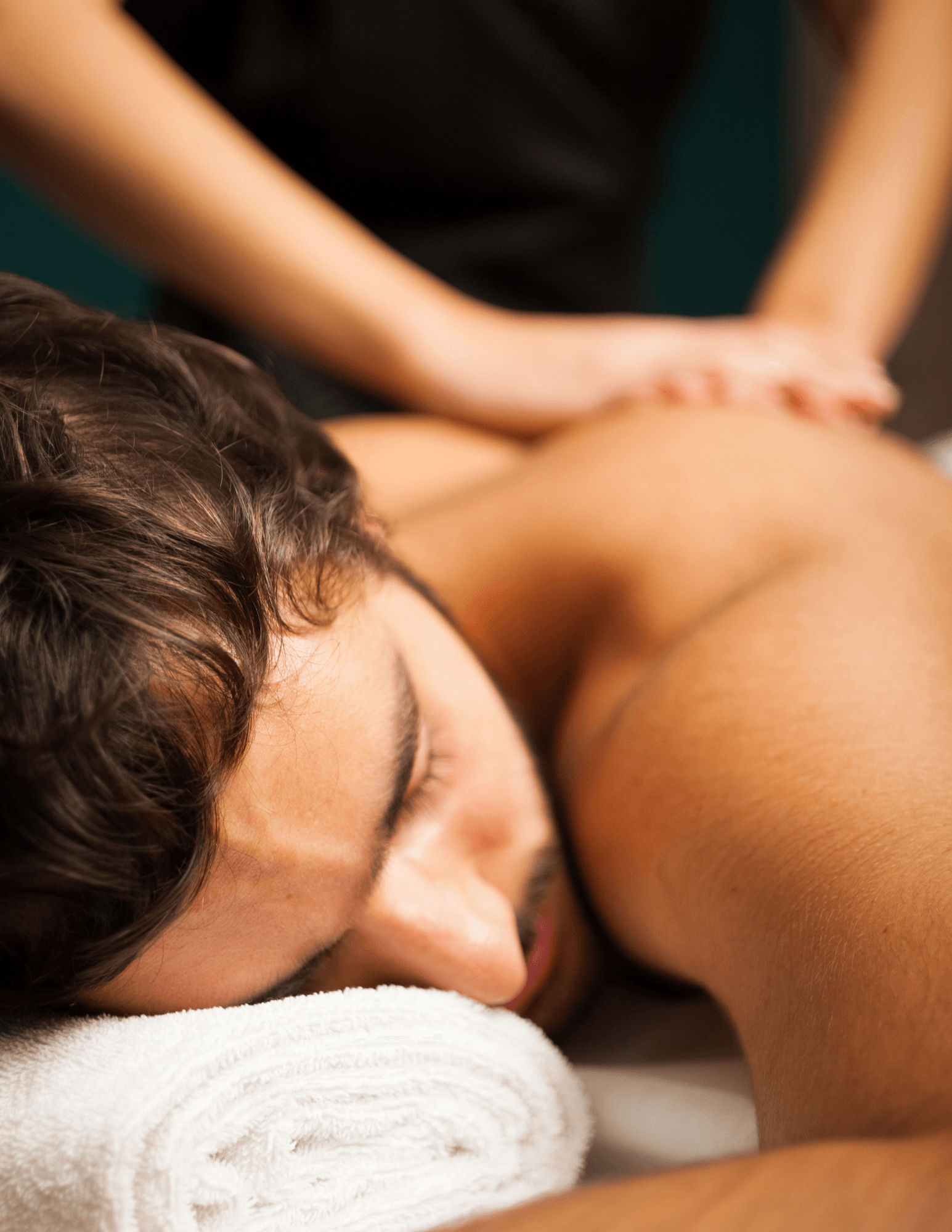 man receiving massage