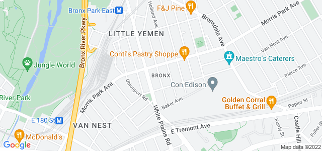 Map of business location