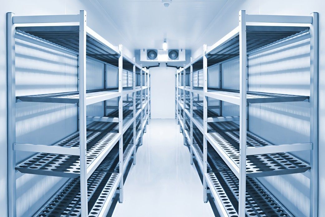 A Room With a Lot of Shelves and a Door — Cooling Plus Refrigeration & Airconditioning in Ciccone, NT