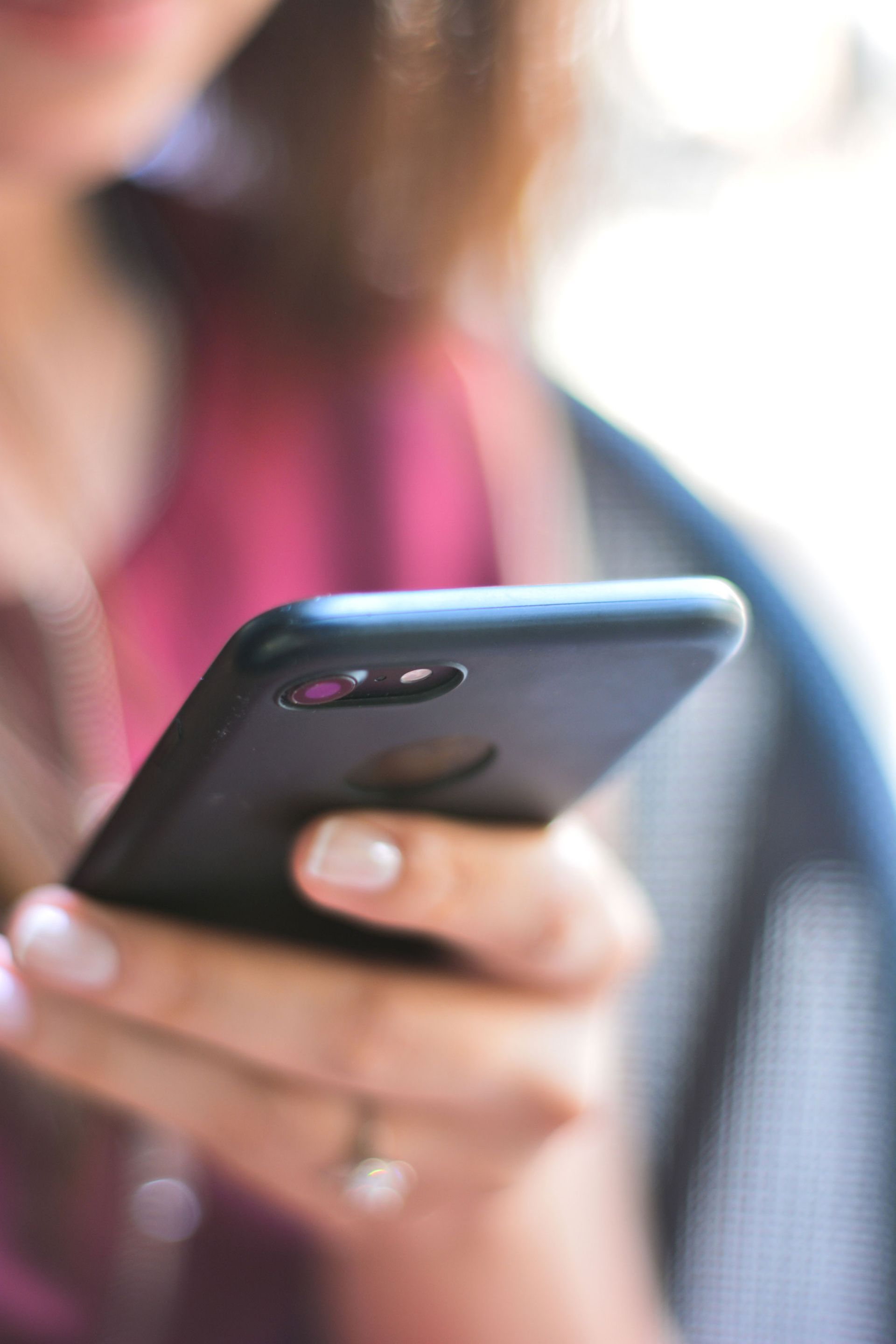 Using a cell phone
