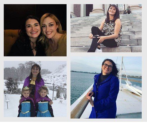 Candice in the US with the twins and her friend Heather (top left) Candice in the US with the twins and her friend Heather (top left)