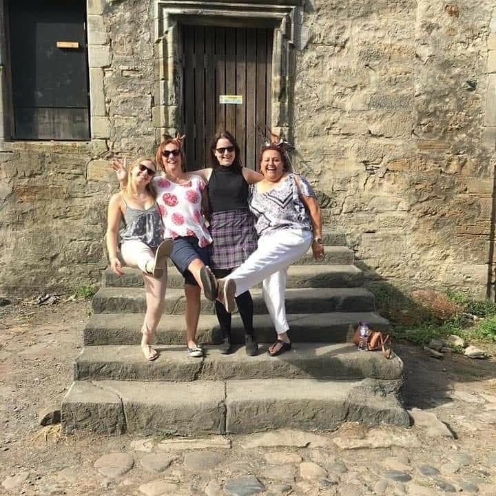Outlander tour fun at Midhope Castle