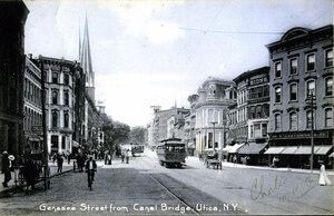 Genese Street frin Canal Bridge, Utica, NY