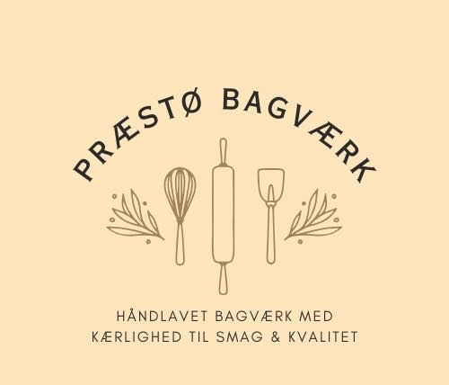 Et logo for et bageri med kagerulle, piskeris og spatel.