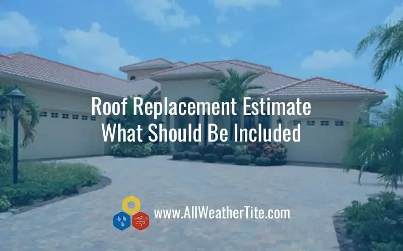 House with a tile roof, text overlay
