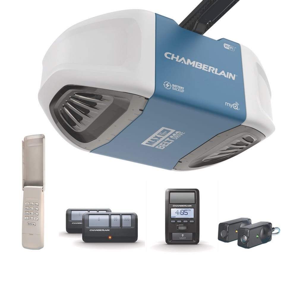 Chamberlain® Ultra-quiet belt drive Wi-Fi® Garage Door Opener