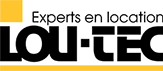 The logo for lou-tec experts en location is black and yellow.