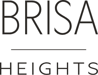 Brisa Heights logo in black.
