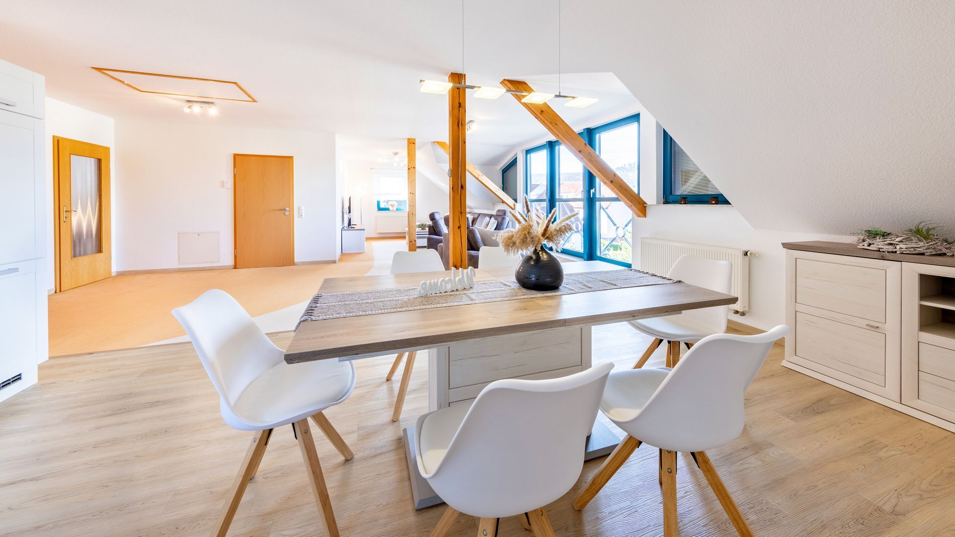 Ferienwohnung Hainleiteblick - Esstisch 