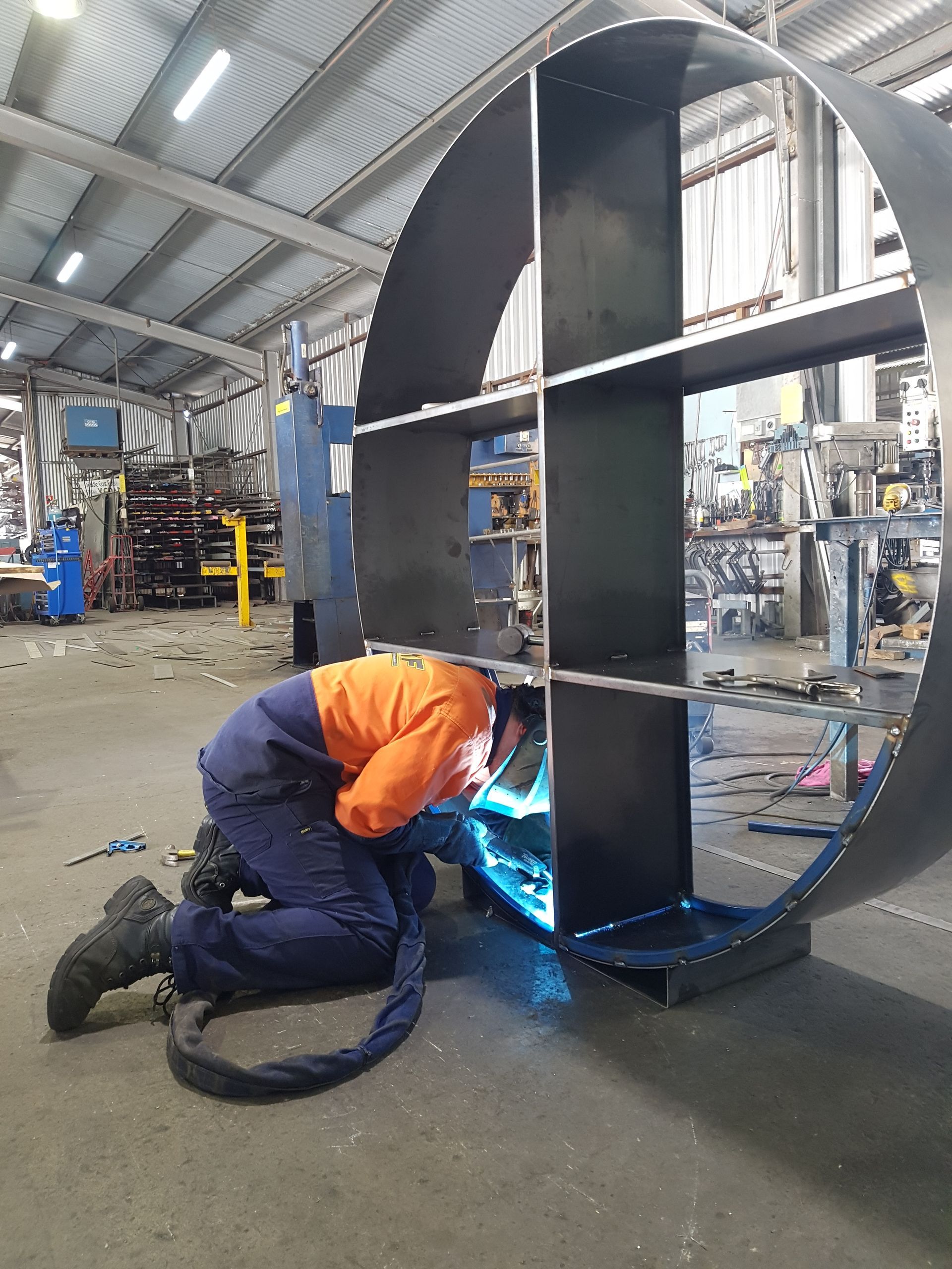 Firewood Metal Storage - Folding, Guillotining & Metal Cutting in Lismore, NSW
