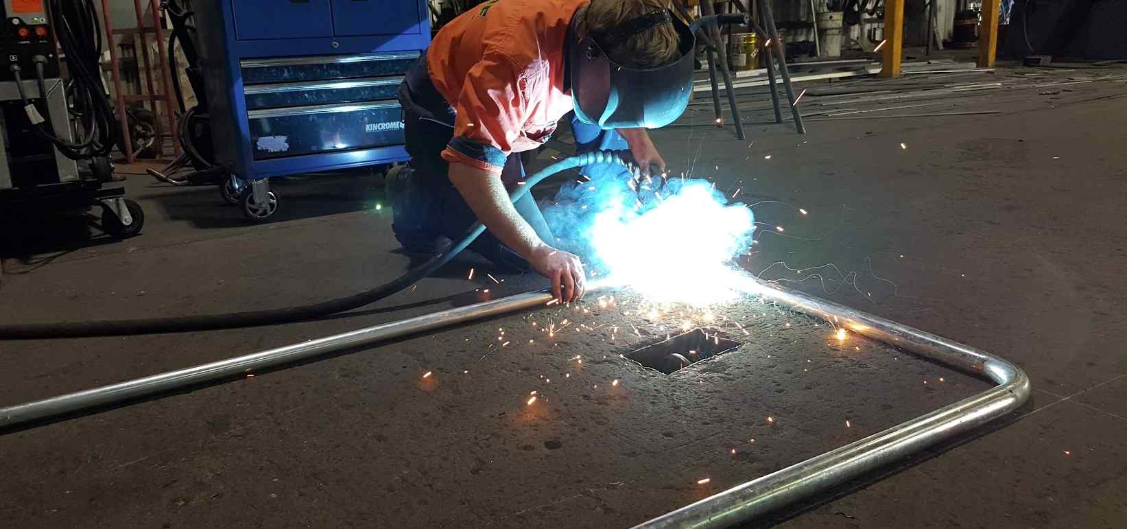 Welding Metal Frame - Metal Fabricators in Lismore, NSW