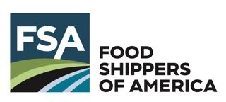The logo for the fsa food shippers of america