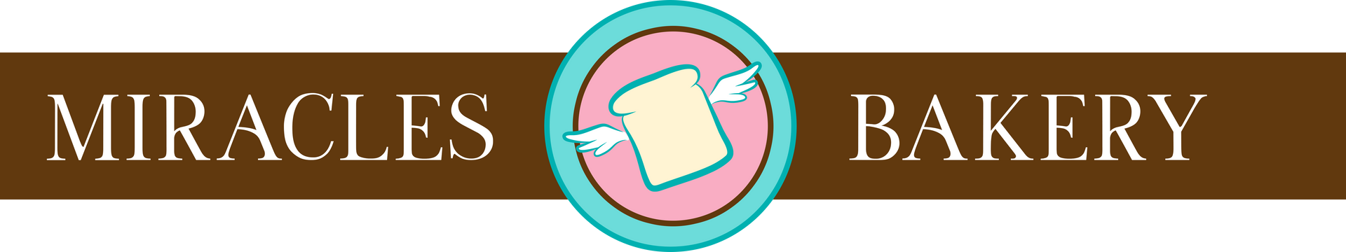 A logo for a bakery called miracles bakery