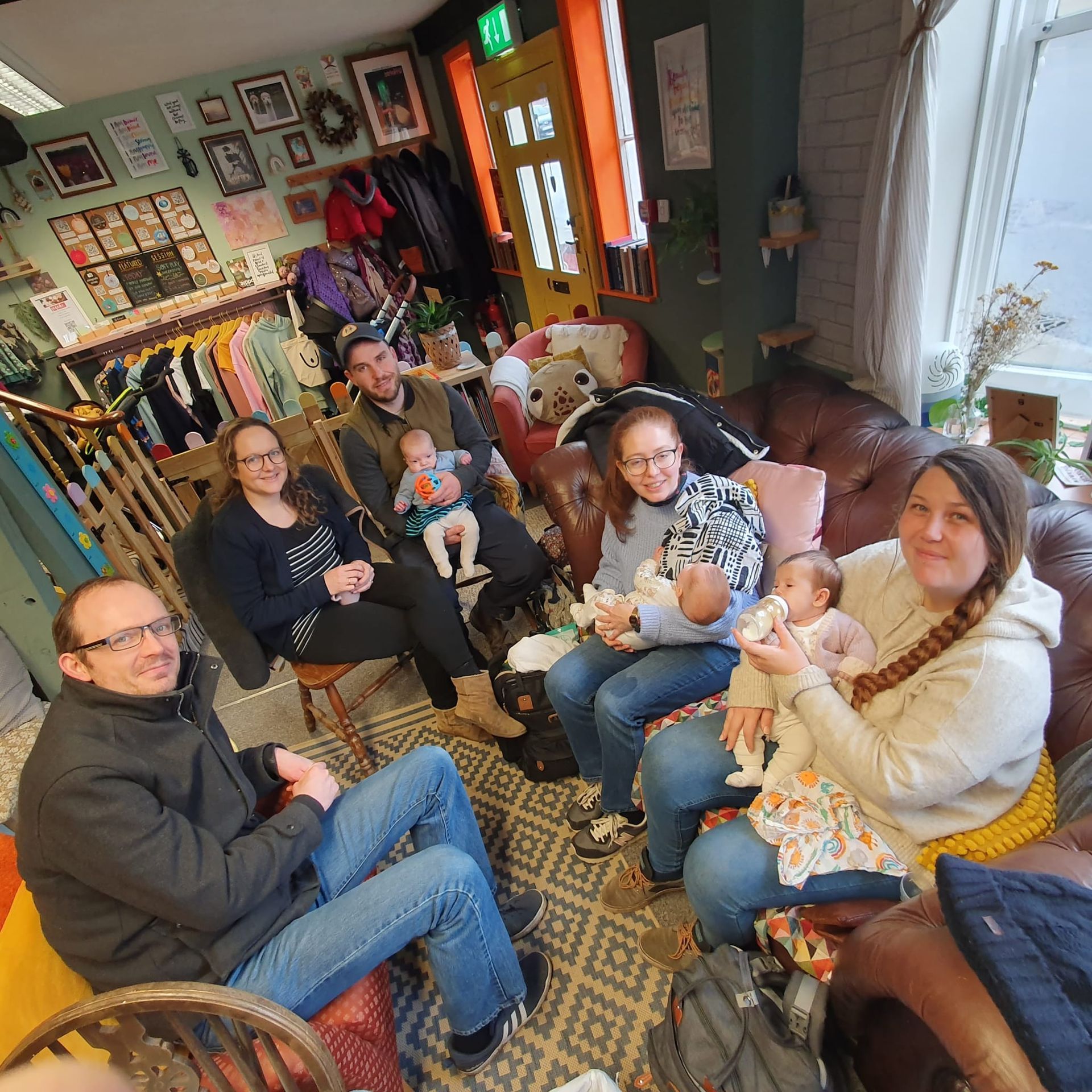 Couples having fun at Antenatal Academy group class Group Antenatal Class Bury St Edmunds