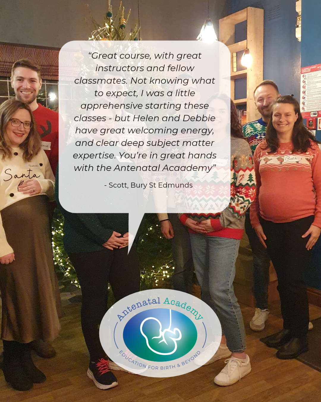 Antenatal Academy Review Antenatal Academy group course bury st edmunds