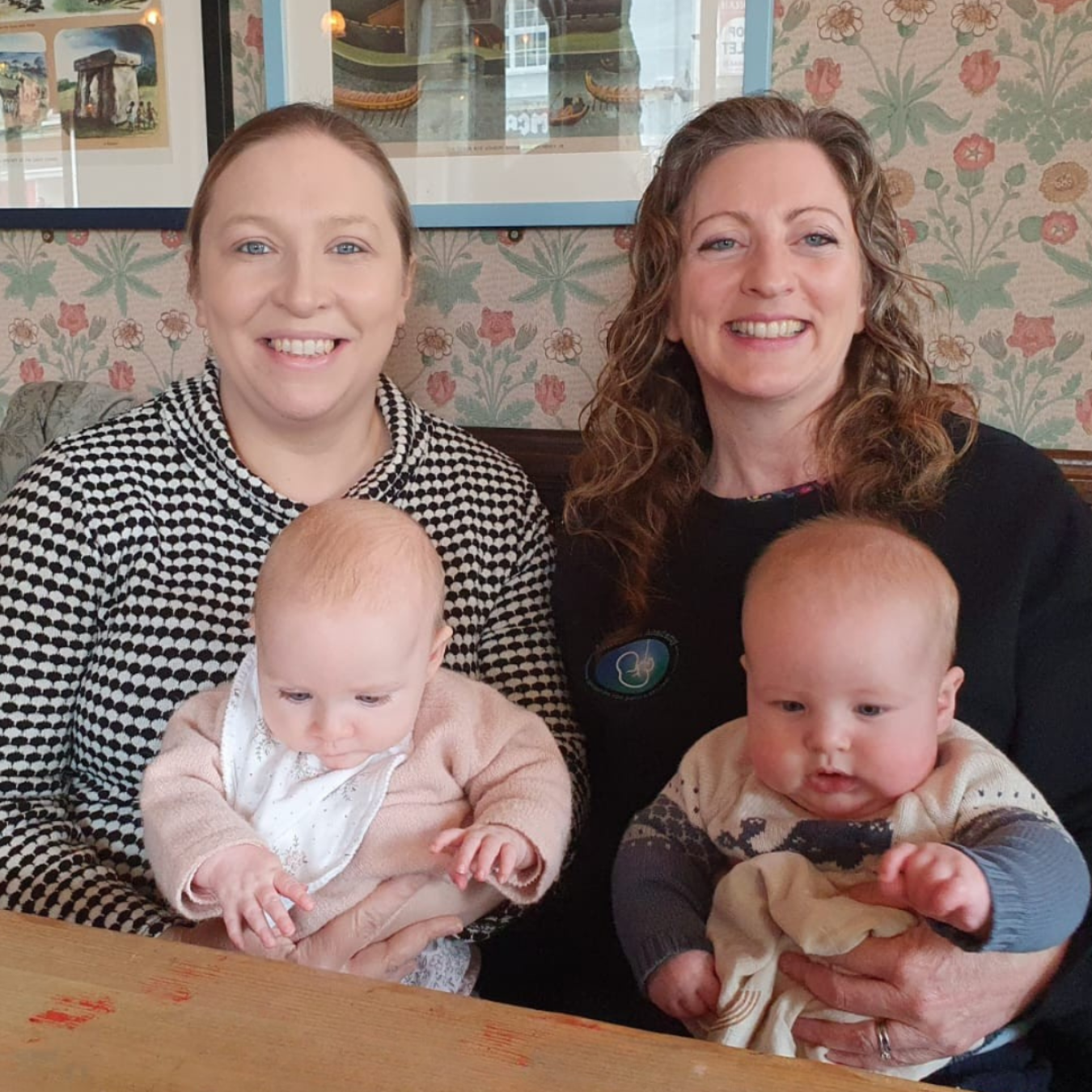 Helen and Debbie from Antenatal Academy Antenatal Academy course bury st edmunds