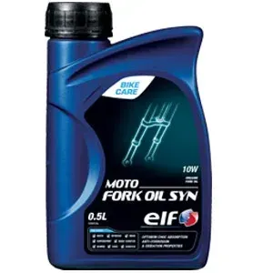 Blue Elf Moto Fork Oil Bottle, 0.5l — North Queensland Independant Fuel Services in Slade Point, QLD