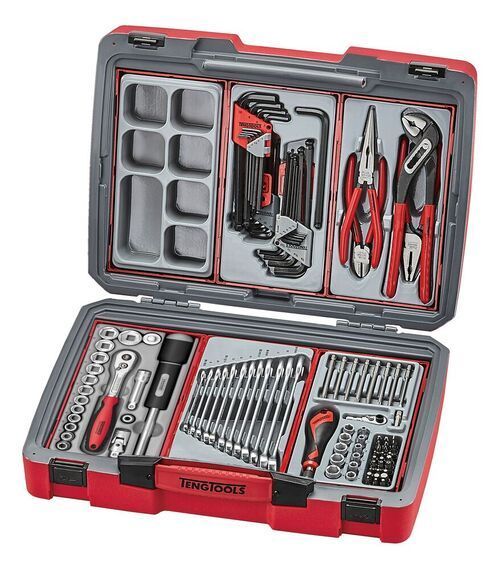 Red Toolbox Open, Showcasing Various Hand Tools — North Queensland Independant Fuel Services in Slade Point, QLD