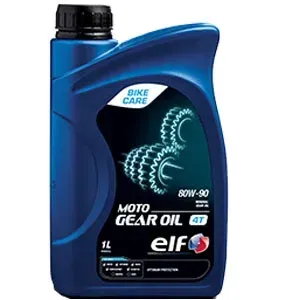Blue Bottle of Elf Moto Gear Oil 4t, 80w-90 Grade — North Queensland Independant Fuel Services in Slade Point, QLD