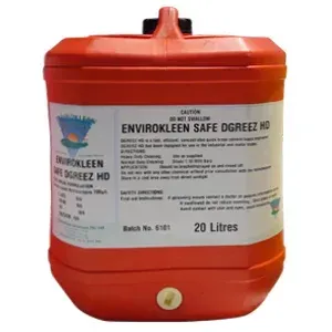 Red 20-liter Container Labeled — North Queensland Independant Fuel Services in Slade Point, QLD