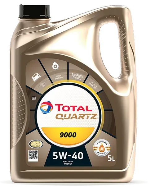 Total Quartz 9000 5w-40 5l Motor Oil — North Queensland Independant Fuel Services in Slade Point, QLD