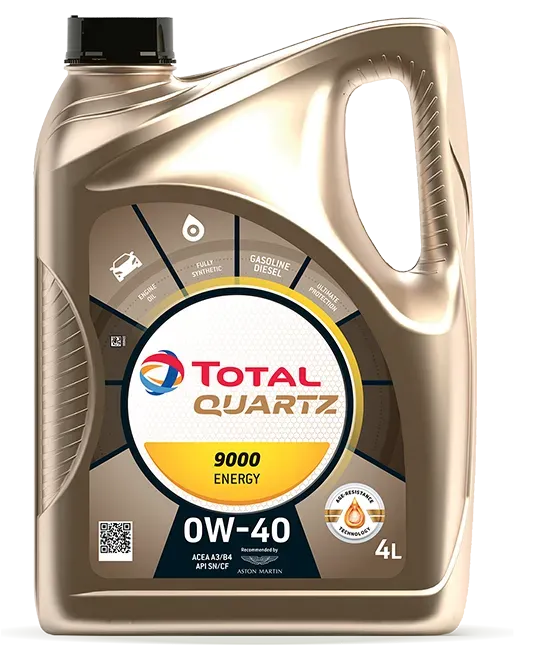 A 4L Bottle of Total Quartz 9000 Energy 0w-40 Motor Oil — North Queensland Independant Fuel Services in Slade Point, QLD