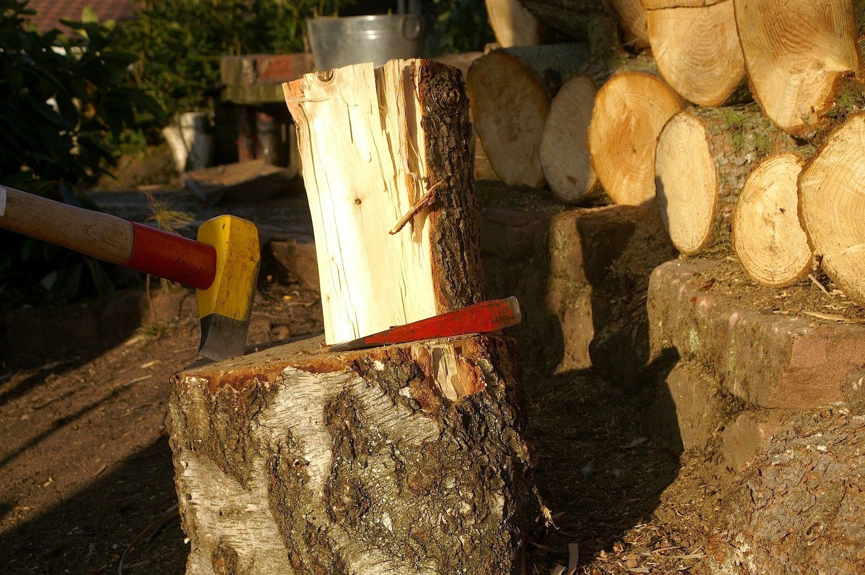 Holz spalten