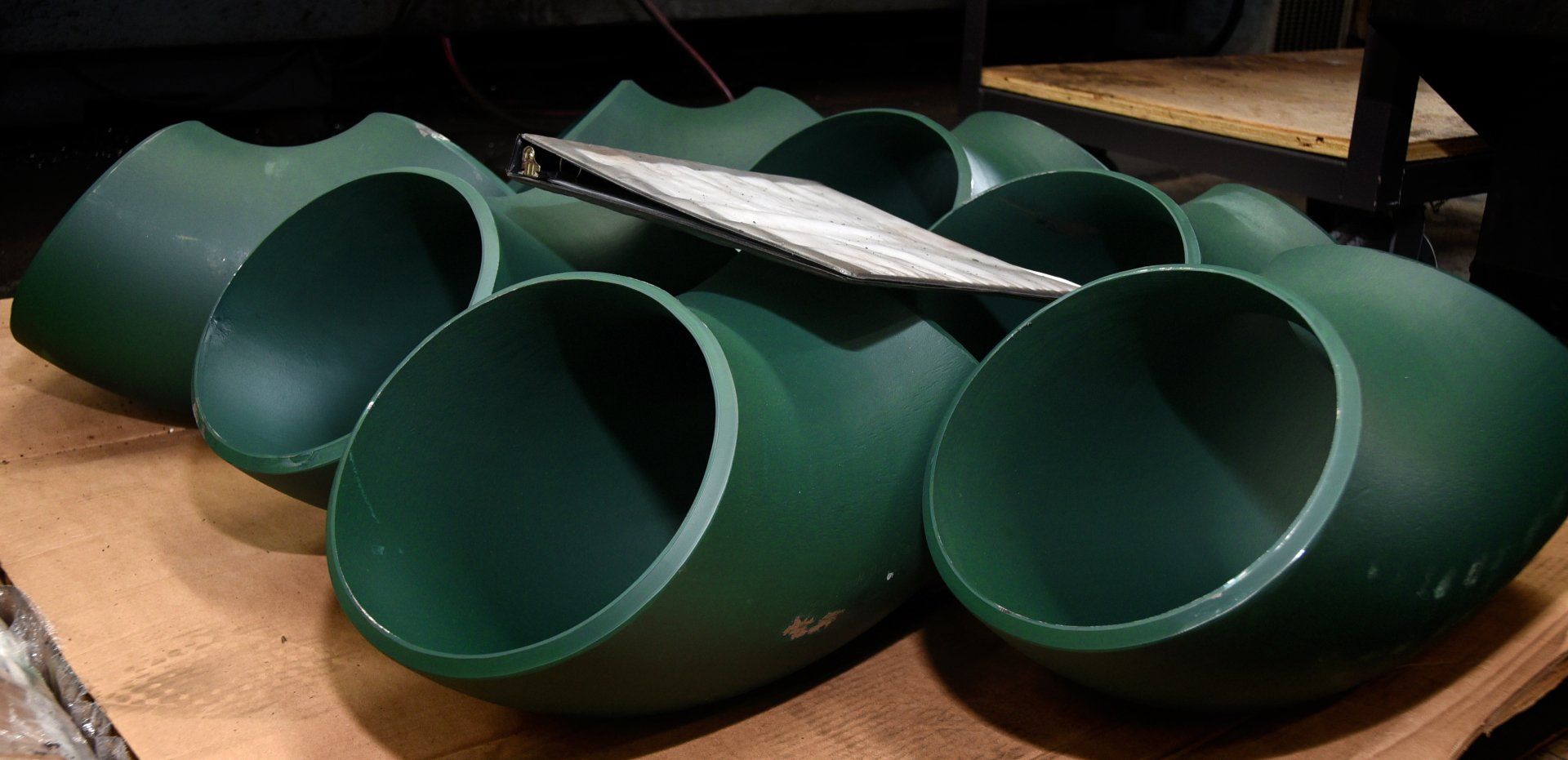 Large Green Pipes