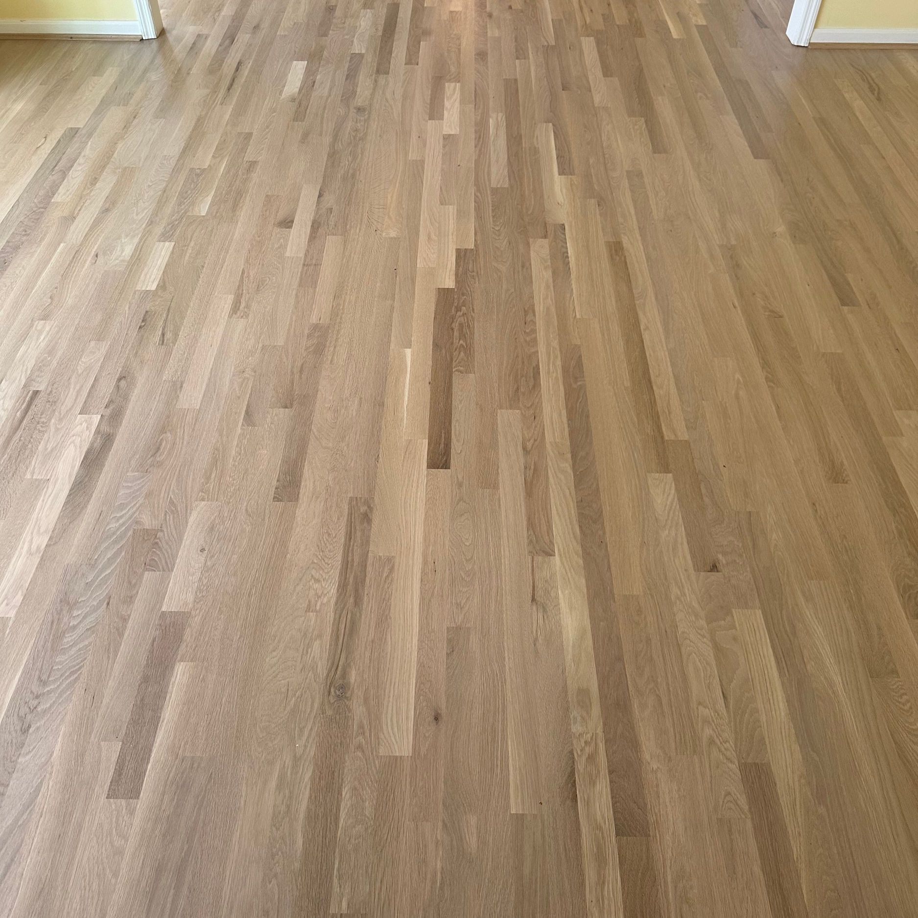 Light brown hardwood floor.