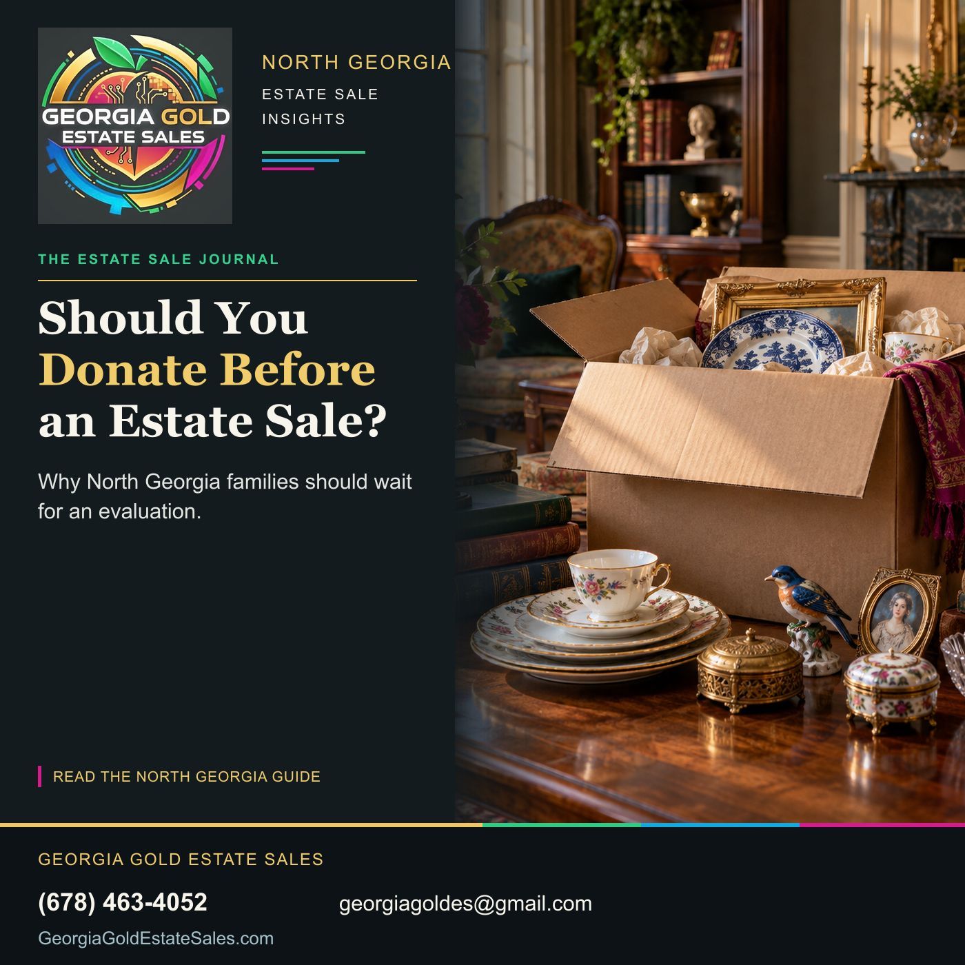 Georgia Gold Estate Sales guide to Should You Donate Before an Estate Sale?