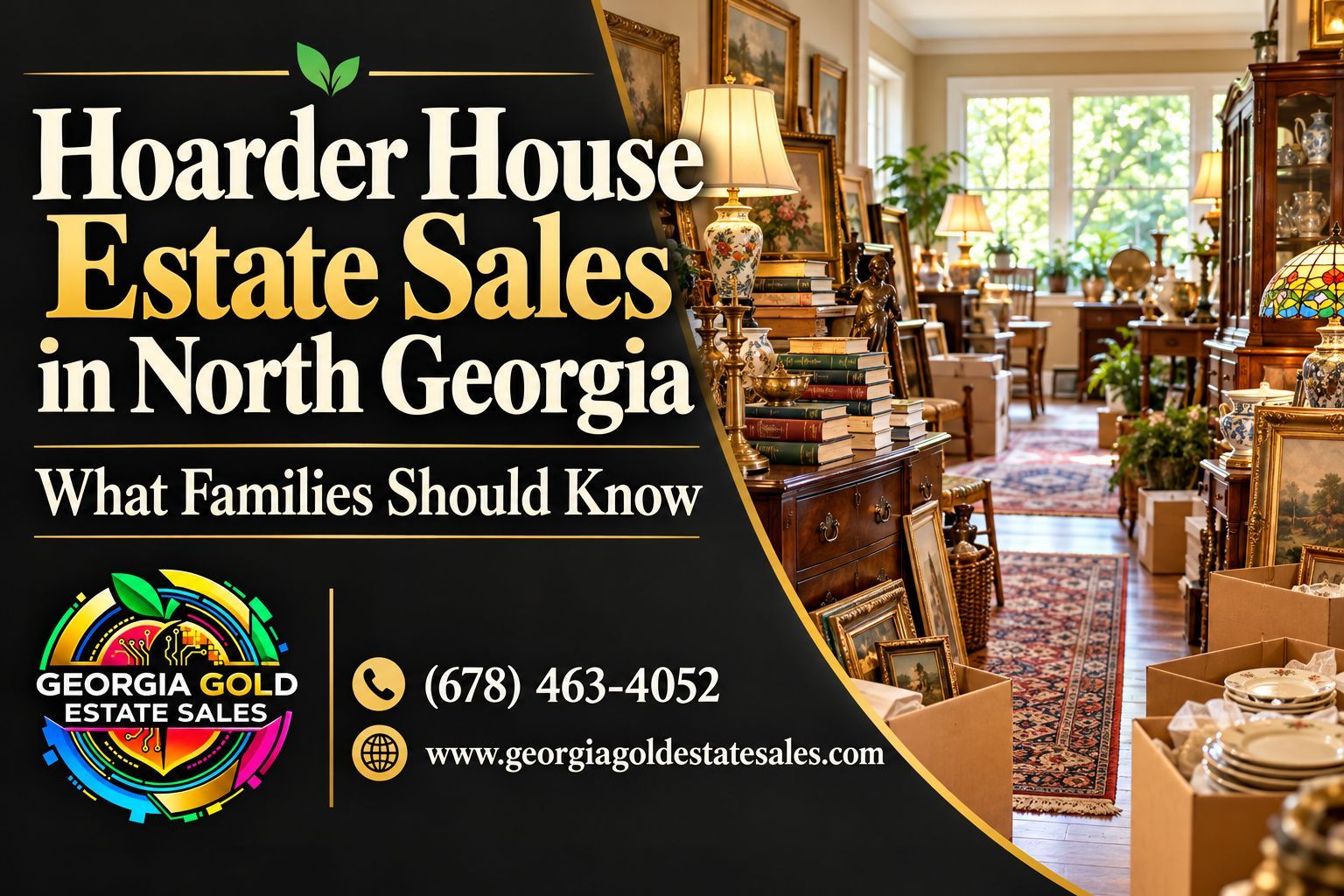 Georgia Gold Estate Sales guide to Hoarder House Estate Sales.
