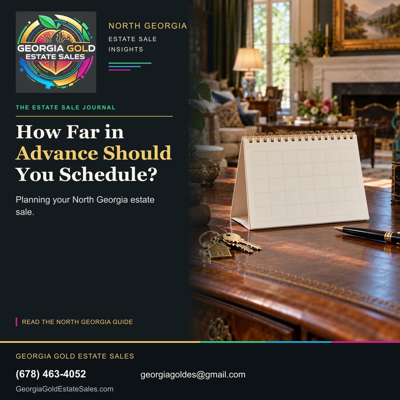 Georgia Gold Estate Sales guide to When to Schedule an Estate Sale