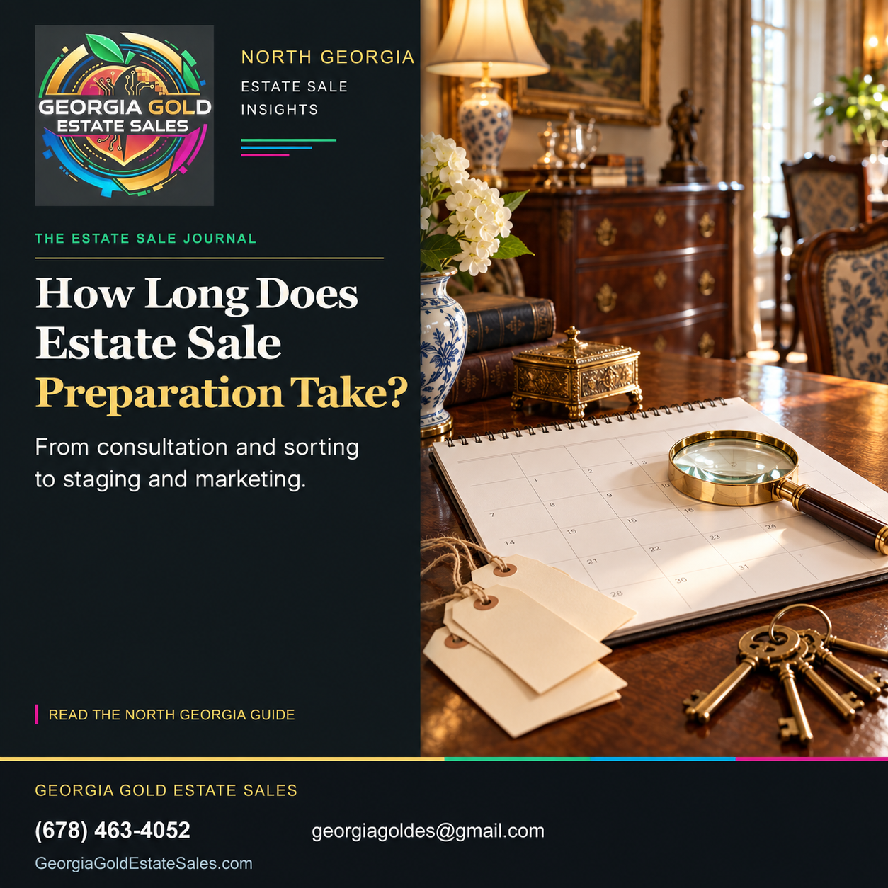 Georgia Gold Estate Sales guide to estate sale preparation in North Georgia