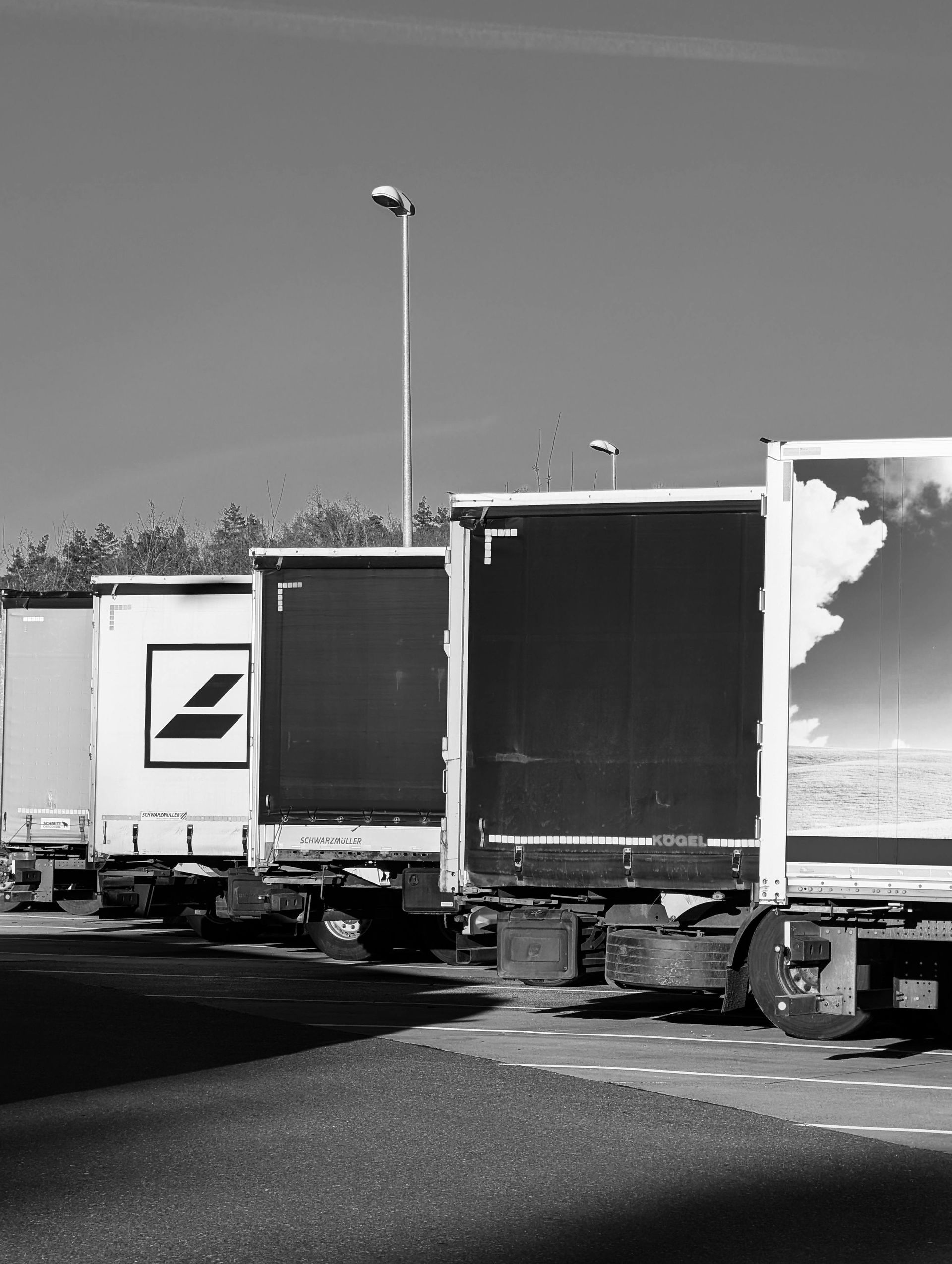 Blue trucks