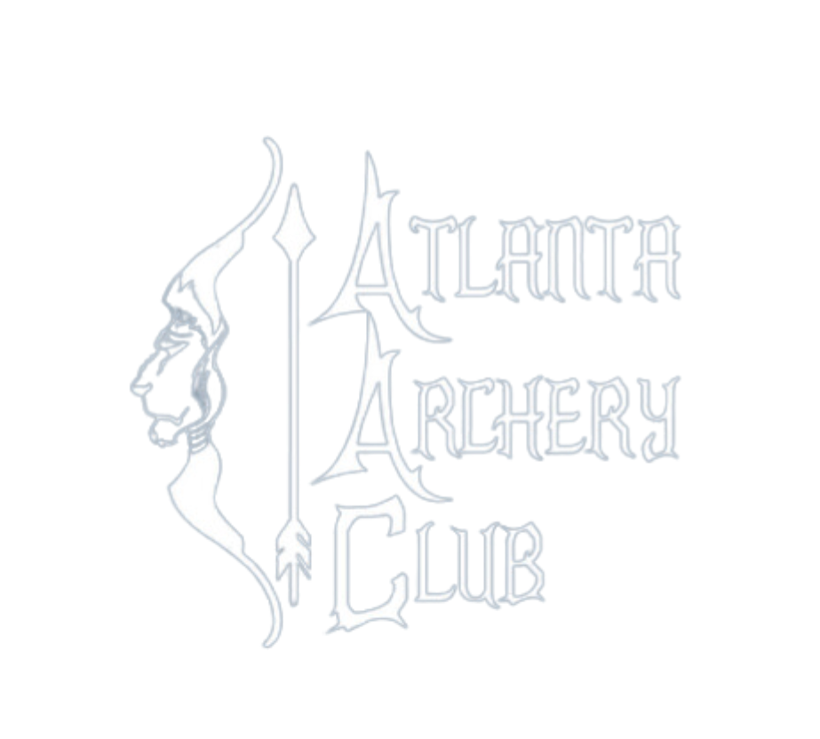 Atlanta Archery Club logo with archer profile, bow, and arrow. Text reads 