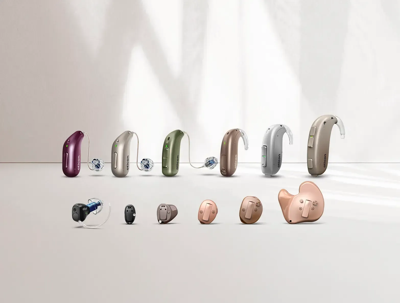 Oticon custom hearing aids