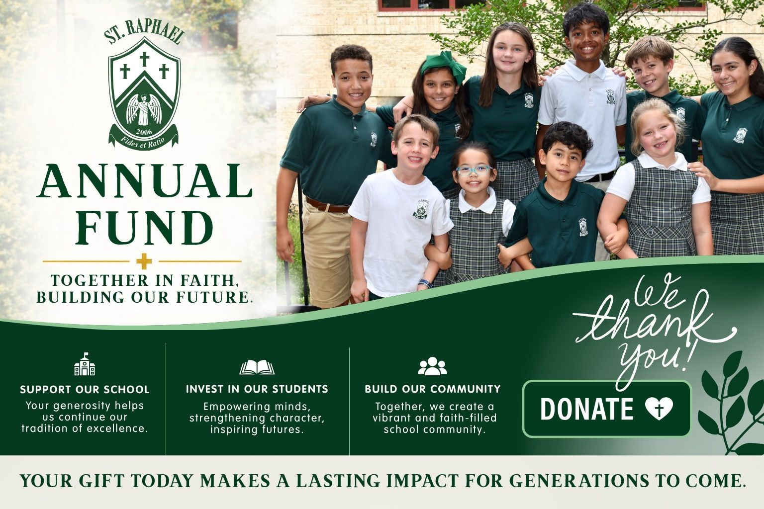 Image of St Raphael School with with the name Annual Fund