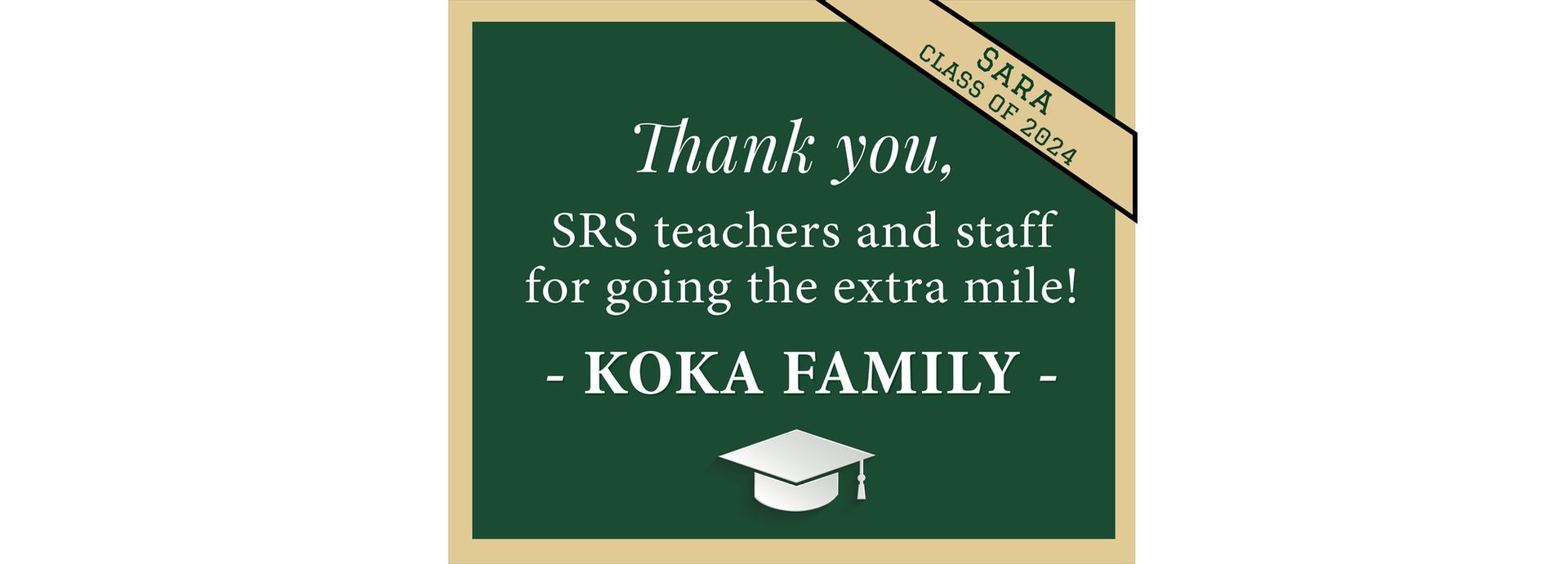 A chalkboard with the words thank you written on it
