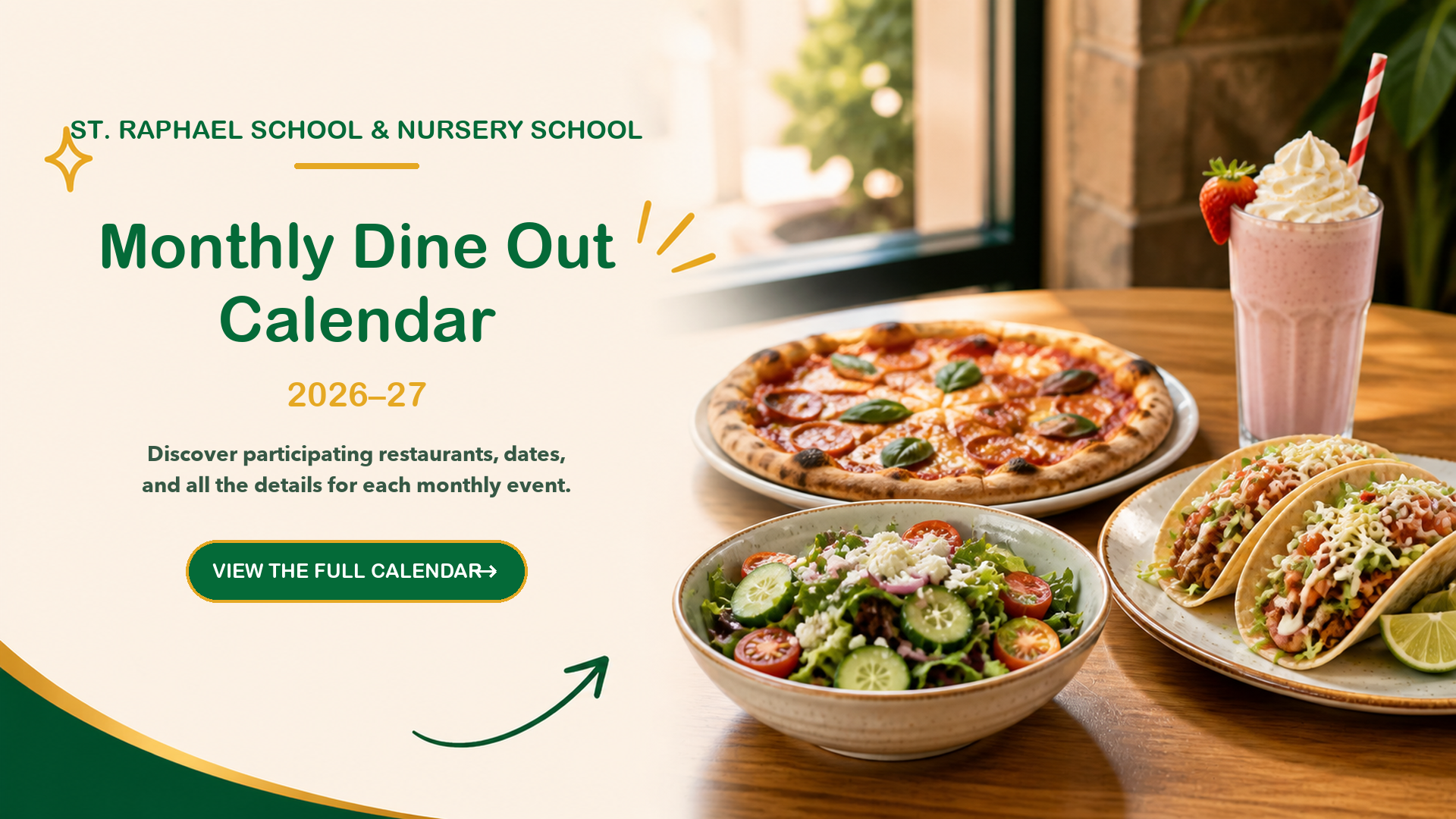 Dine Out Calendar 2026-27