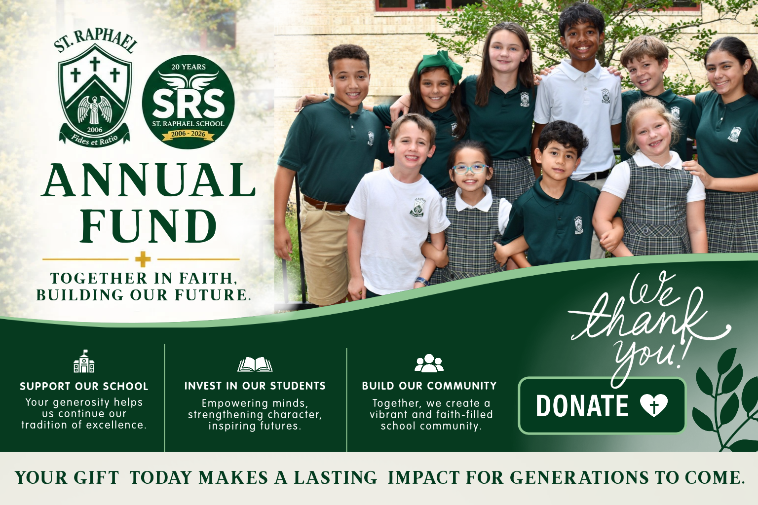 Image of St Raphael School with with the name Annual Fund