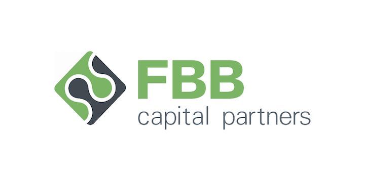 The logo for fbb capital partners is green and black.