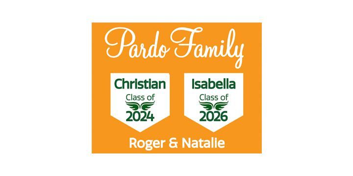 A sign that says pardo family on it