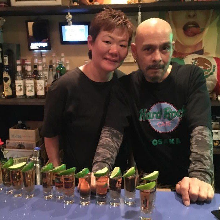 Desperados owners with tequila shots