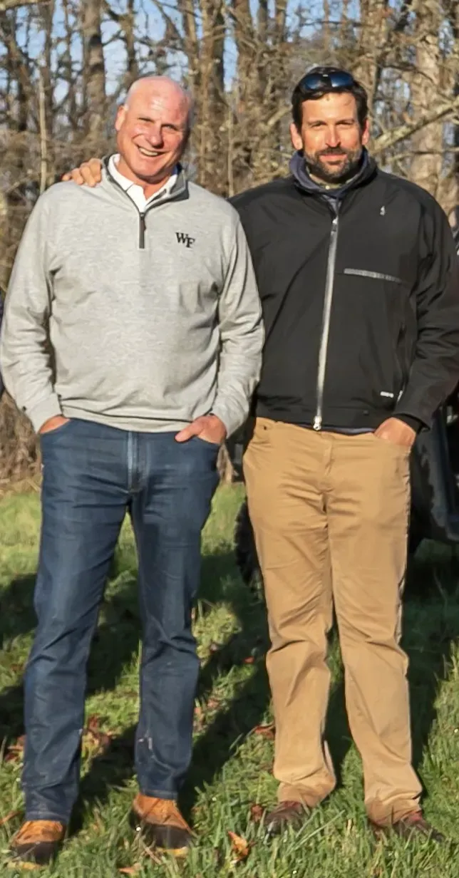 Scott Ferrell, Founding Partner, and Andrew Green, Golf Course Designer, at Kawonu Golf Club